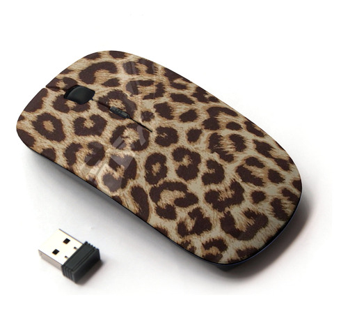 Kawaiimouse [mouse Inalámbrico Óptico 2.4g] Cheetah Golden B