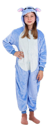 Pijama Kigurumi Original Stitch Importada Disfraz Entrega Ya