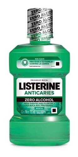 Listerine Enjuague Bucal Anticaries Menta 180ml