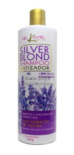 Max Silver Shampoo Neutraliza Matizador 960ml Nekane Capilar