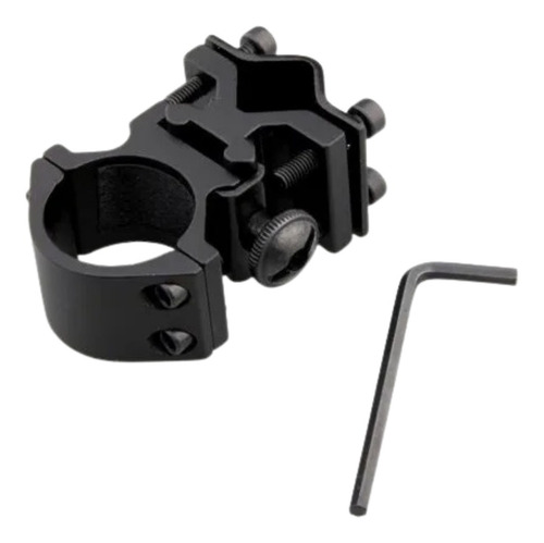 Imagem 4 de 10 de Mount Suporte Trilho Lanterna Para Cano E Trilho De 20mm