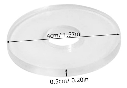Iwowhero 500pcs Transparent Soft Gasket Washers Faucet