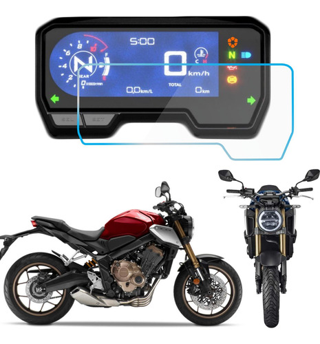 Película Antirreflexo Painel Honda Cb 650r - 2020 2021