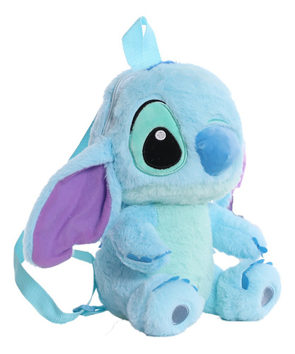 Hermosa Mochila Stitch De Peluche Grande