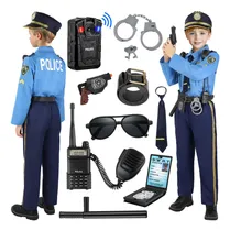 Comprar Disfraz De Policía Lucio Para Niños De Oficial De Policía Con Accesorios