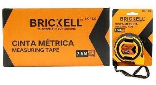 Cinta Métrica 7,5m X 25mm Brickell Mayor Y Detal 