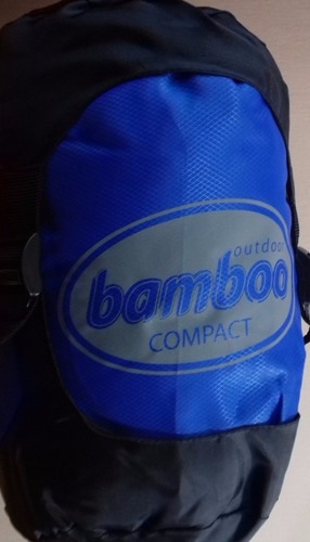 Bolsa Dormir Bamboo Compact 0°c Ultra Compacta/liviana Azul!