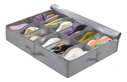 Caja Organizadora Para 12 Pares De Zapatos 75×60×15cm