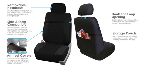 Fundas De Asiento Automotriz De Tres Filas De Color Caqui Cl