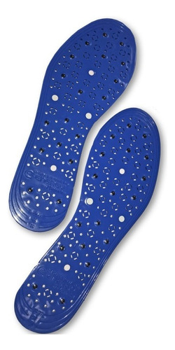 Palmilha Insole Power- Azul- C/ Pastilhas De Fir - E-energy Tamanho da palmilha 39 ao 44 Ajustável