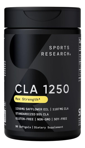 Sports Research Cla - 1250mg Com Ácido Linoléico Conjugad...