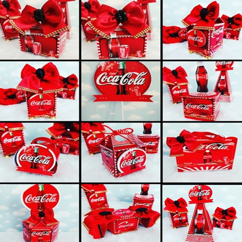 Kit Imprimible Cajitas Coca Cola