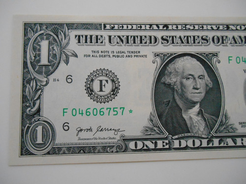 3x 1 Dolar N°s Seguidos + Com Asterisco Fe, Só Para Coleção (Usado)