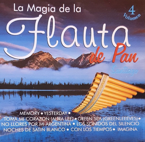 Cd La Magia De La Flauta De Pan - Interpreta Santiago Vol4