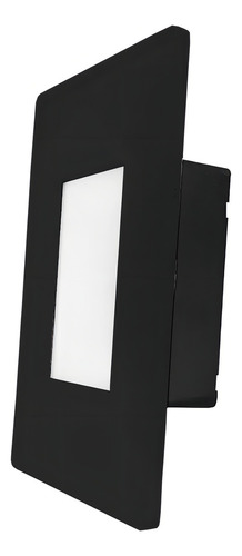 Kit 8x Balizador Led Elegance 2w 4x2 Preto Avant 3000k Ip65 110v/220v