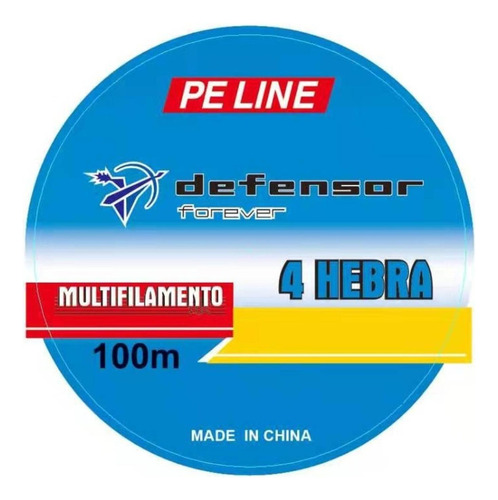 Nylon Multifilamento Pesca Trenzada 4 Hebras X 0.20mm 100m