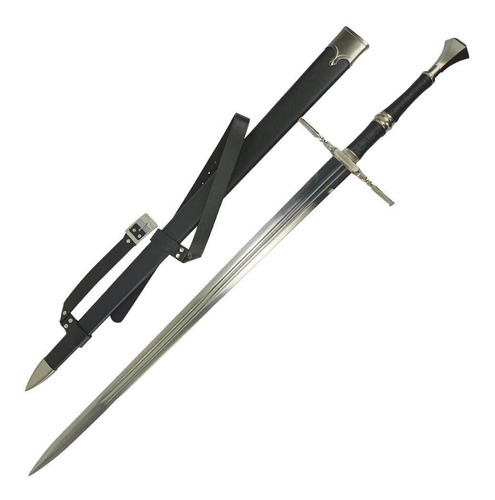 Espada The Witcher De Aço Geralt Rívia Steel Sword Bainha