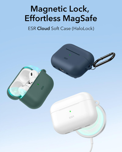 Capa Esr Para AirPods Pro De 2ª Geração Com Verde Magsafe
