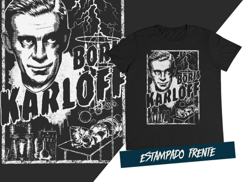 Camiseta Legenda Cine Terror Boris Karloff