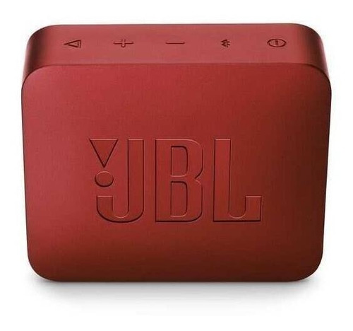 Parlante Jbl Go 2 Portátil Con Bluetooth Ruby Red