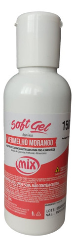 Colorante Comestible Soft Gel 150 Gr. Color Rojo Frutilla