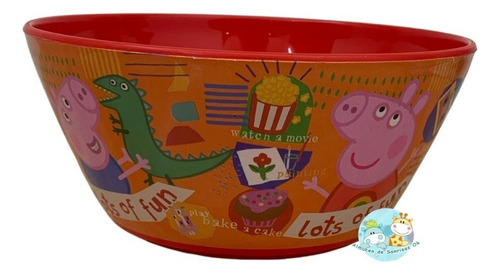 Bowl Cuenco Plástico Bebe Cerdita Peppa Pig