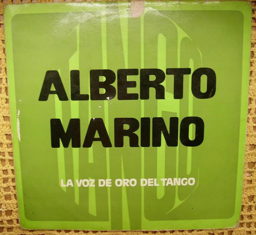 Alberto Marino / La Voz De Oro Del Tango - Lp Vinilo Promo