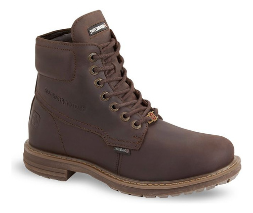 Bota Hiker Q23788pr Suela Antideslizante Swissbrand Talon