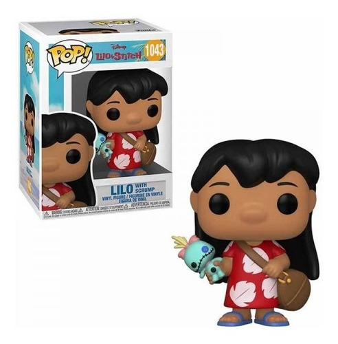 Funko Pop Lilo Y Stitch - Lilo With Scrump Nuevo Vinilo 10cm