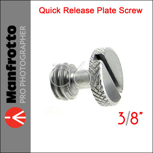  A64 Quick Release Screw Manfrotto 3/8 Plate Tornillo 