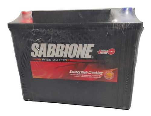 Batería 12v 75ah Auto Sabbione Sb12-78-d Argentina 12x75