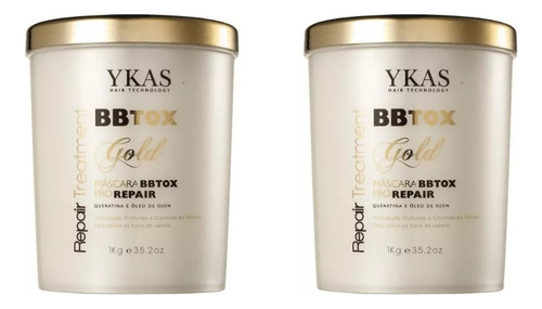 Ykas Btox Gold Repair 2 Unidades +brinde