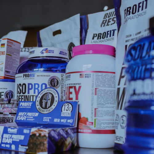 Isolate Protein Mix Whey Isolado Bcaa Glutamina Profit Labs