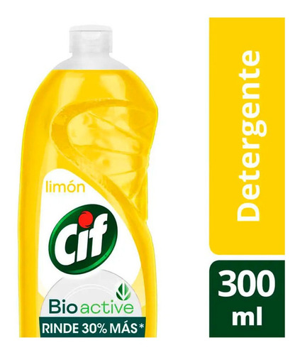 Detergente Cif Bioactive Limon Botella X 300 Ml