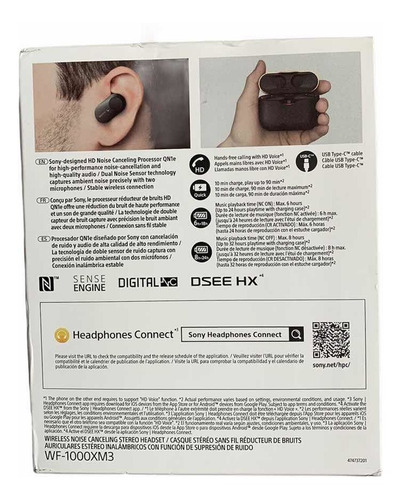 Audífonos Sony Bluetooth Con Noise Cancelling - Wf-1000xm3