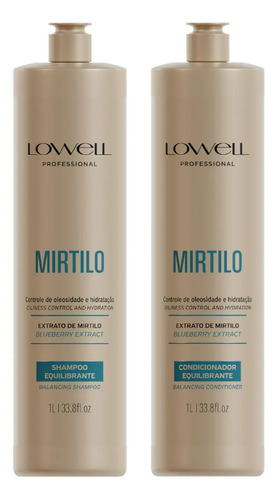Lowell Kit Mirtilo Equilibrante Shampoo E Condicionador 1l