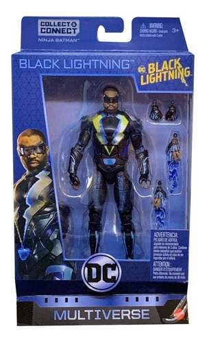 Dc Comics Multiverse Figura Black Lightning Baf Ninja Batman