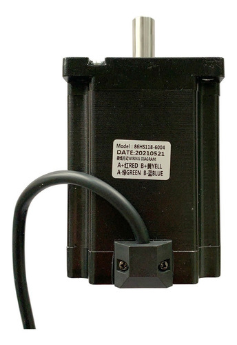 Imagem 2 de 6 de 4 Pcs - Motor De Passo Nema 34 85kgf.cm 6a - Bipolar 4 Fios