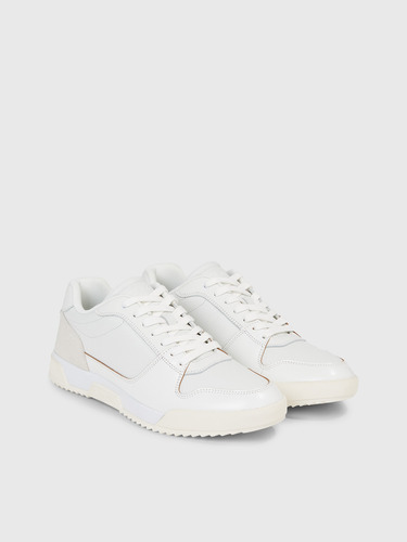 Zapatilla Low Top Lace Up Lth Blanco 173 Calvin Klein