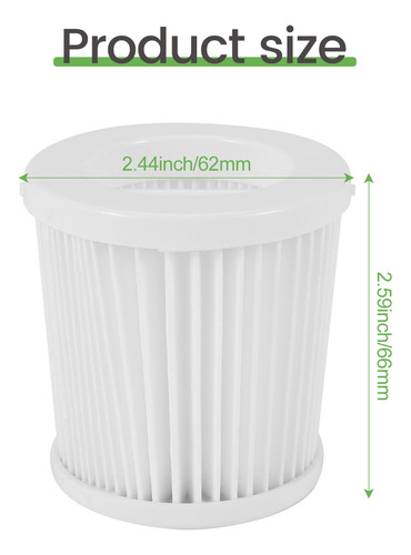 Filtro Hepa Para Aspirador Sem Fio Japonês De 0 Ou Menos Zer