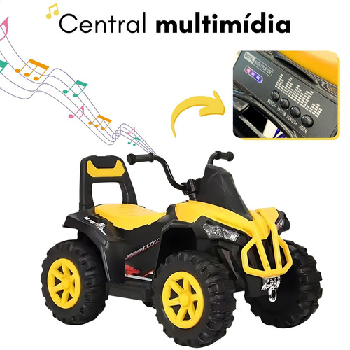 Carrinho Infantil Quadriciclo Elétrico Passeio Brinquedo