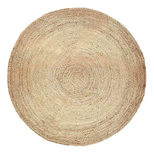 Alfombra Circular Rajrang Bringing To You Beige 182 Cm