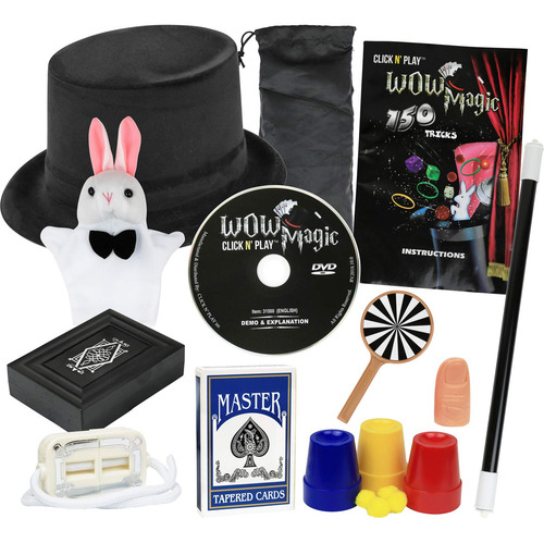 Click N' Play Kit De Mago Y Juego De Magia, Kit Magico Para