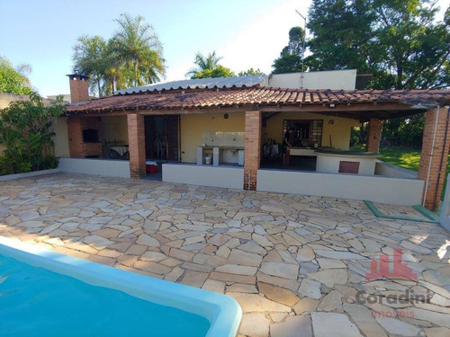 Chácara Com 2 Dormitórios À Venda, 1113 M² Por R$ 350.000,00 - Residencial Vale Dos Lírios - Nova Odessa/sp - Ch0132