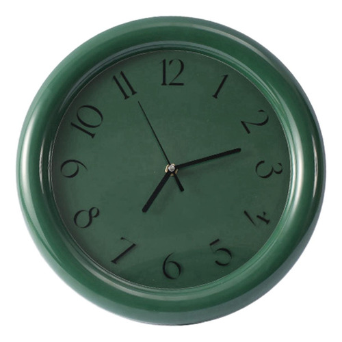 Reloj De Pared Pequeño Reloj Creativo Silencioso Arte Verde