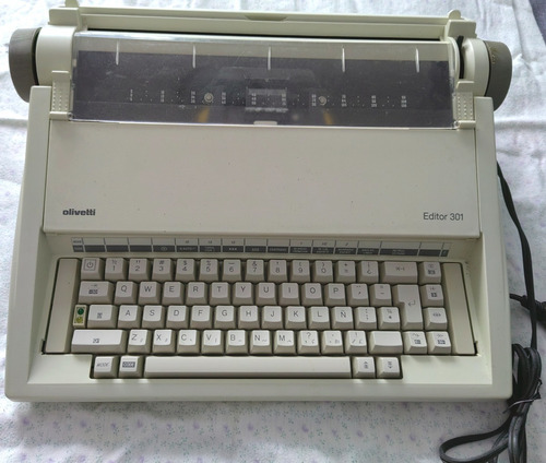 Máquina De Escribir Marca Olivetti  Editori 301