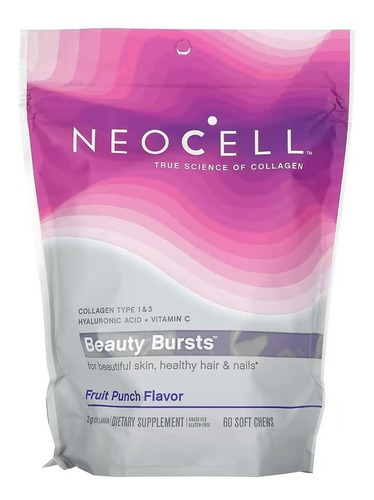 Neocell Beauty Bursts Sabor A Ponche De Frutas 1g
