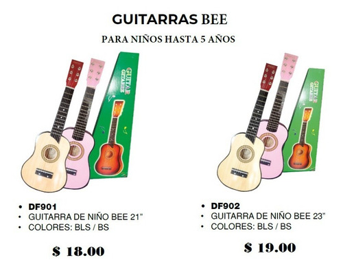 Guitarras Para Niños - Melodicas - Xilofonos - Alta Calidad