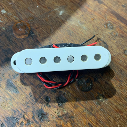 Captador Stack Branco Alnico Para Guitarra - Fotos Reais!