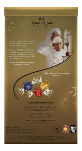 Lindt Lindor Trufas De Chocolate Surtido Bolsa 144g